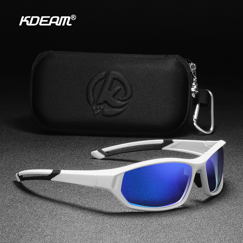 KDEAM Durable TR90 Material männer Polarisierte Sonnenbrille Sport 1,2mm Dicke Objektiv Multi Schicht Beschichtung Sonnenbrille CE Cat.3 KD8787
