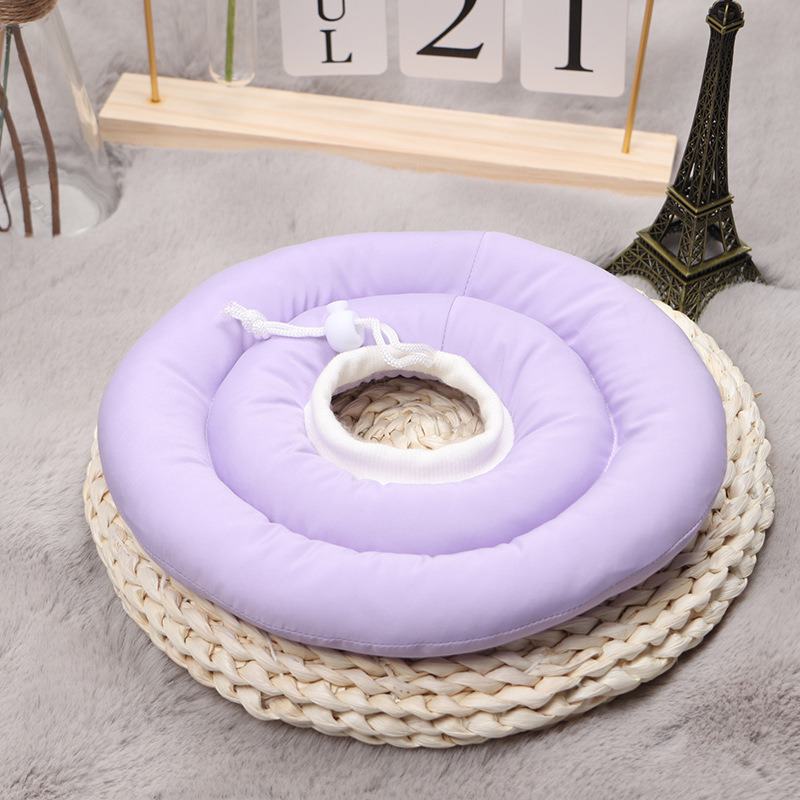 Collier élisabéthain imperméable pour animaux de compagnie, anneau souple pour chat, chien, guérison des plaies, anti-rayures, anti-léchage, couvre-chef, collier pour chat, cercle de honte