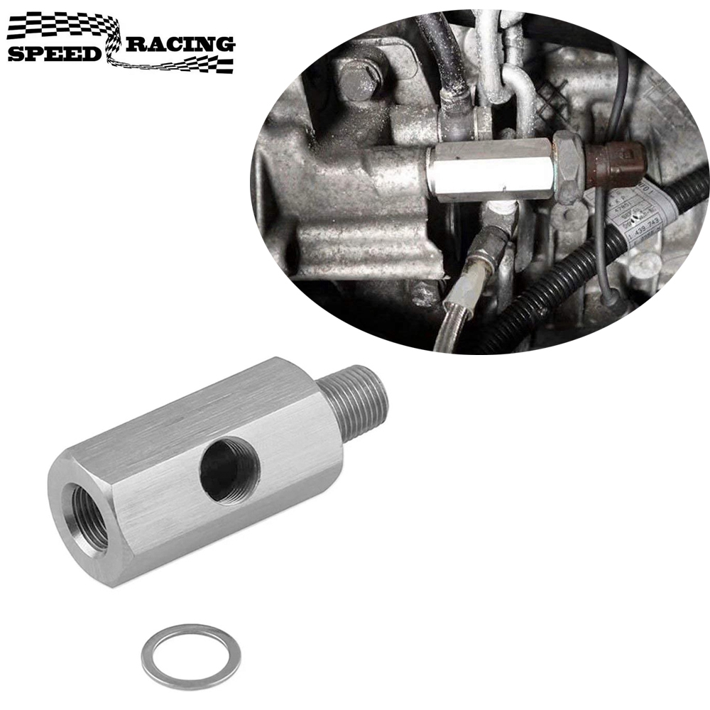 1/8'' BSPT & 1/8'' NPT & M10 Złącze czujnika ciśnienia oleju ze stali nierdzewnej do adaptera trójnika NPT Adapter akcesoriów Turbo