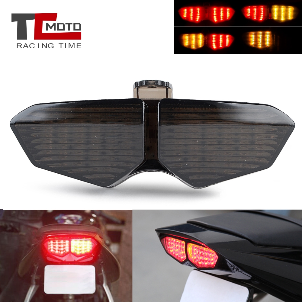 Untuk Yamaha YZF R6 2003 2004 2005 Rear Rem Ekor Lampu Motor LED Lampu Belakang untuk Yamaha YZF R6 2003-2005 YZF R6S 2006-2008