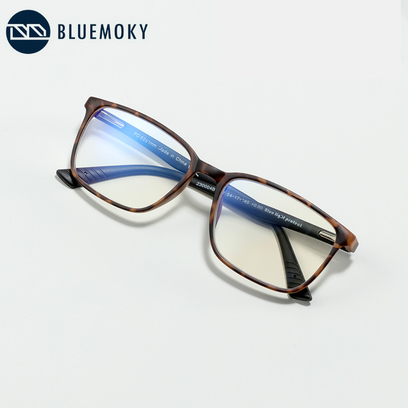 BLUEMOKY очки для чтения с защитой от синего света, оправа для мужчин, деловые квадратные очки для компьютерных игр, ретро очки для дальнозоркости, диоптрии