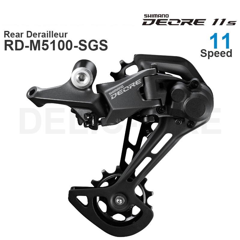 SHIMANO DEORE M5100 11 Kecepatan Belakang RD-M5100-SGS RD-M5120-SGS Suku Cadang Asli