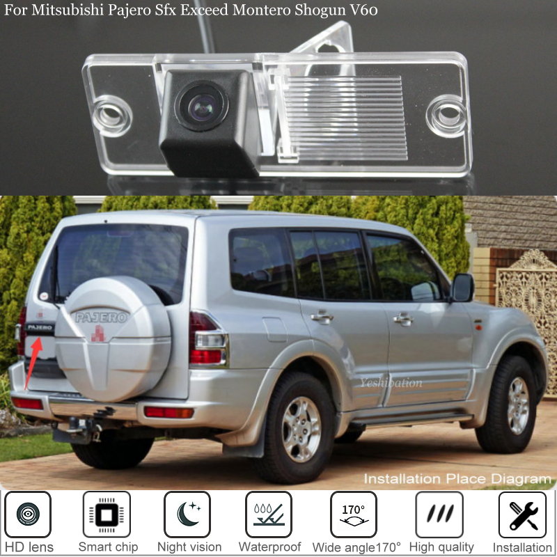 Автомобильная камера заднего вида для Mitsubishi Pajero Sfx Exceed Montero Shogun V60 1999 ~ 2006 для парковки HD ночного видения