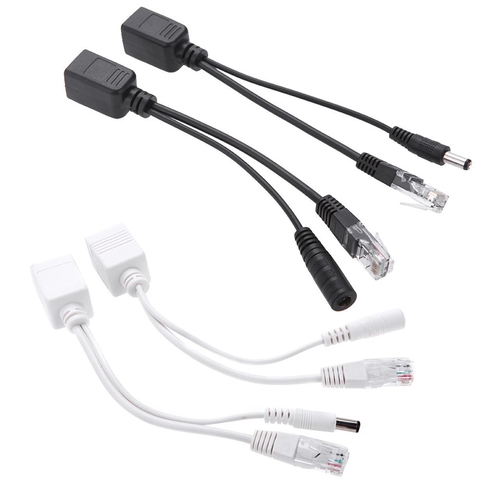 Adaptateur d'alimentation passif sur Ethernet, séparateur de câble POE, Module d'alimentation d'injecteur RJ45 12-48v pour IP Camea, 10 paires/lot