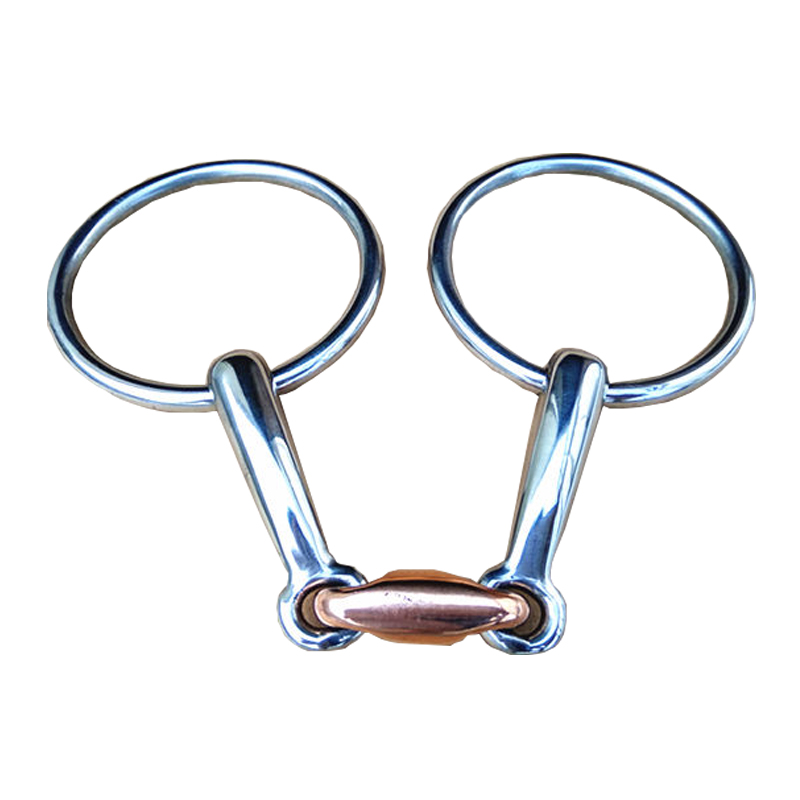 Sản Phẩm ngựa Thép Không Gỉ Vòng Không Kềm Chế Bit Bit Ngựa Ngựa Thiết Bị Ngựa Không Kềm Chế Bits Với Elip Đồng Liên Kết