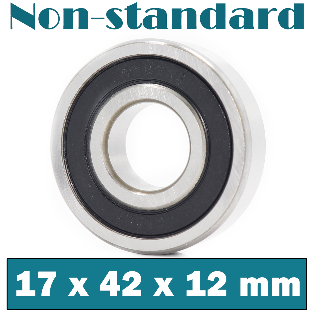 174212 Bantalan Bola Non-standar 17*42*12 Mm (1 Buah) Diameter Dalam 17 Mm Diameter Luar 42 Mm Ketebalan 12 Mm Bantalan