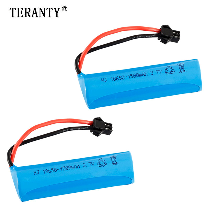 Akumulator litowo-jonowy 3.7V 1500mAh 18650 do zdalnie sterowanych helikopterów, samolotów, samochodów, łodzi, pistoletów, pociągów, czołówek, zabawek, akumulator 3.7V do ponownego ładowania.