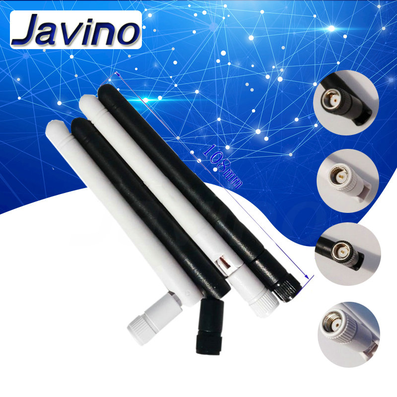 1-10 Uds 2,4 GHz 3dBi Omni WIFI antena con conector RP SMA macho hembra para enrutador inalámbrico precio al por mayor antena wi-fi