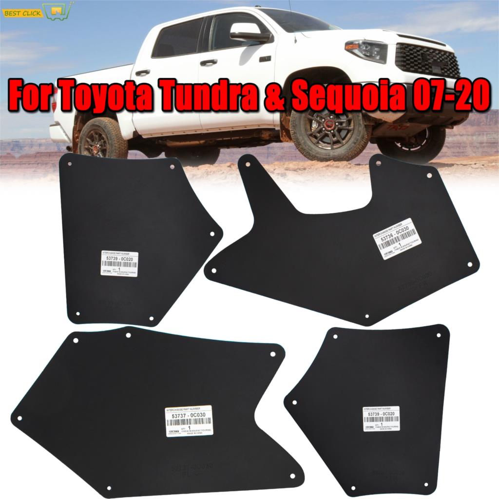 Брызговики для Toyota Tundra Sequoia 2007-2020, передние уплотнения, брызговики, брызговики, фиксаторы