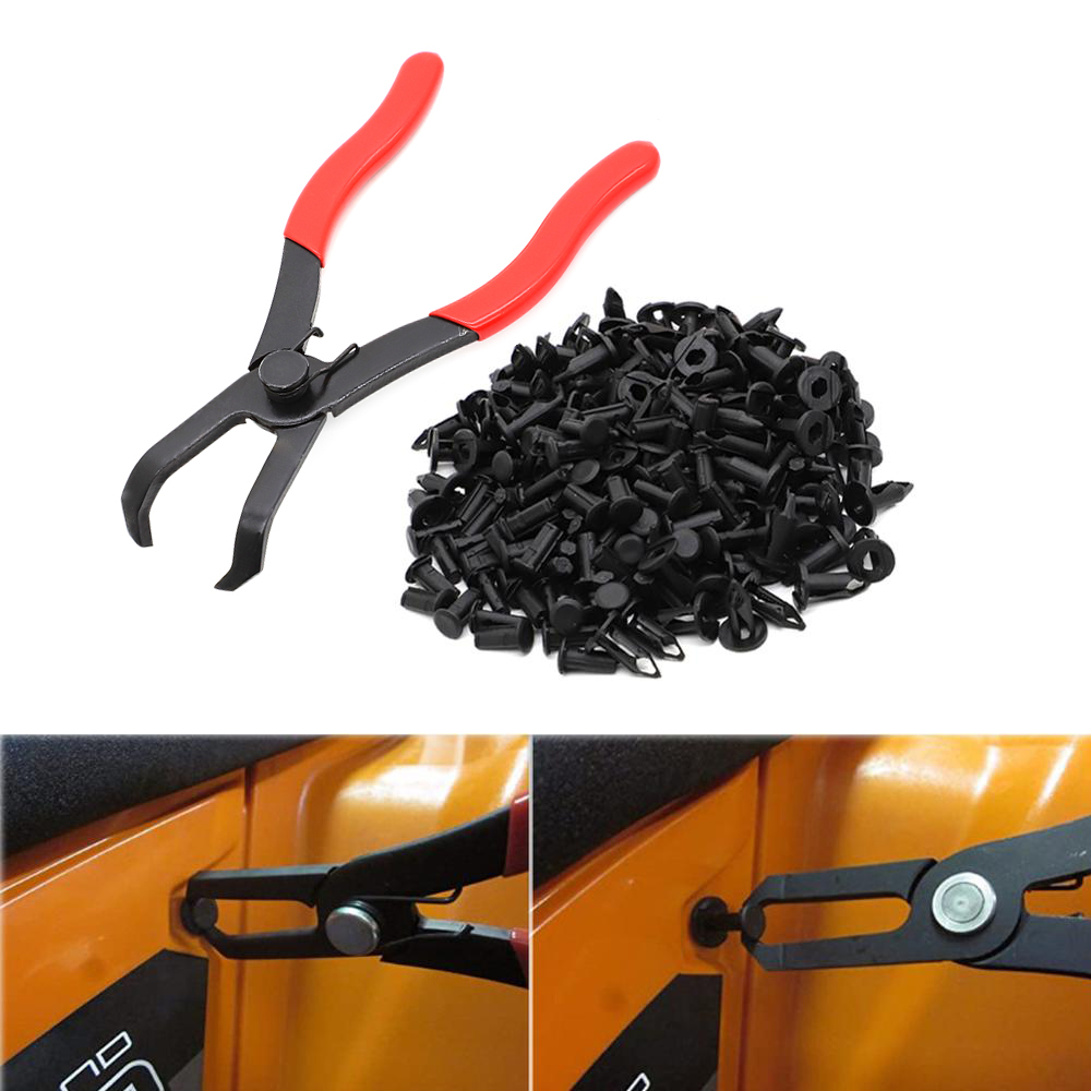 ATV UTV หมุดพลาสติก Body Rivet คีมเครื่องมือ 7661855 293105230   สําหรับนักกีฬา Polaris 550 850 RZR 570 800 Can-Am Ranger Trail
