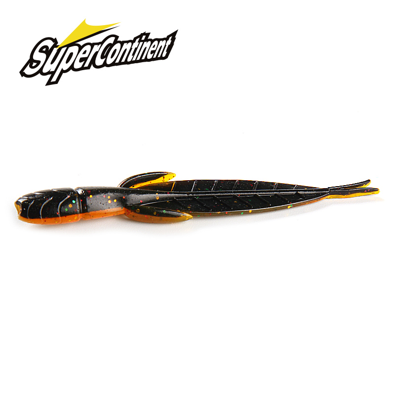 Leurre de pêche chaud supercontinent 78mm/20 pièces C-4 leurre de sangsue appât larve appât souple