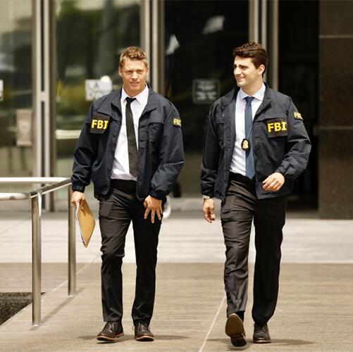 Pakaian FBI Amerika Agen Federal Jaket Pelatih Penegakan Hukum Skateboard Mantel Pria Musim Semi Musim Gugur Jaket Anti Angin Identifikasi AS