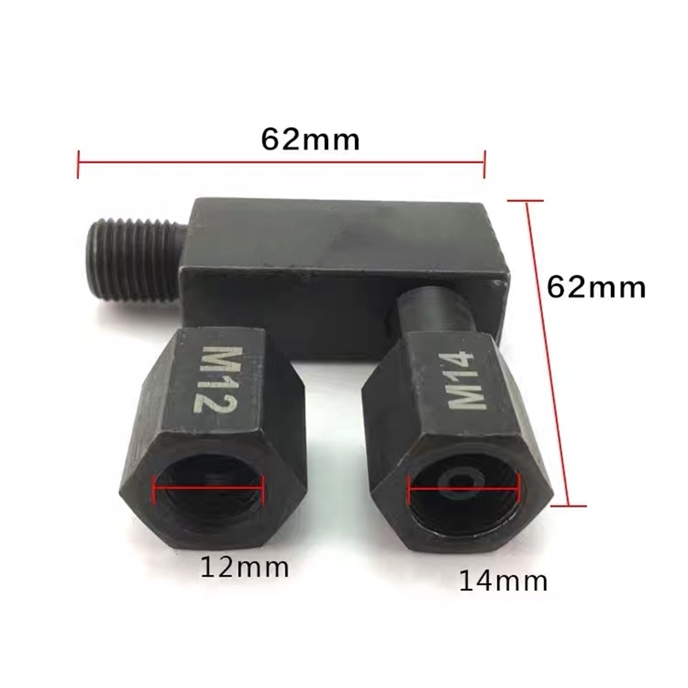 Joint de conversion de tube d'huile diesel, injecteur à rampe commune, tuyau adaptateur, M14, M12, 3500 bar