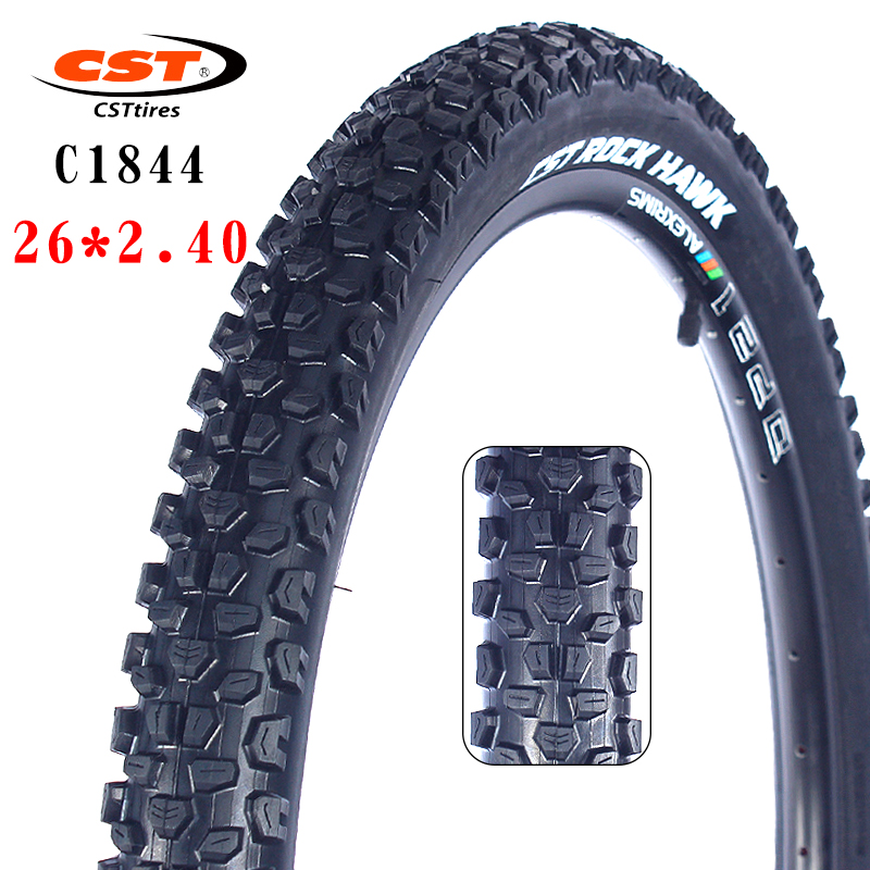 CST ROCK HAWK 26 Inch Mountainbikeband C1844 Staaldraad 26*2.40 27.5*2.25 MTB Fiets Verdikkende Band