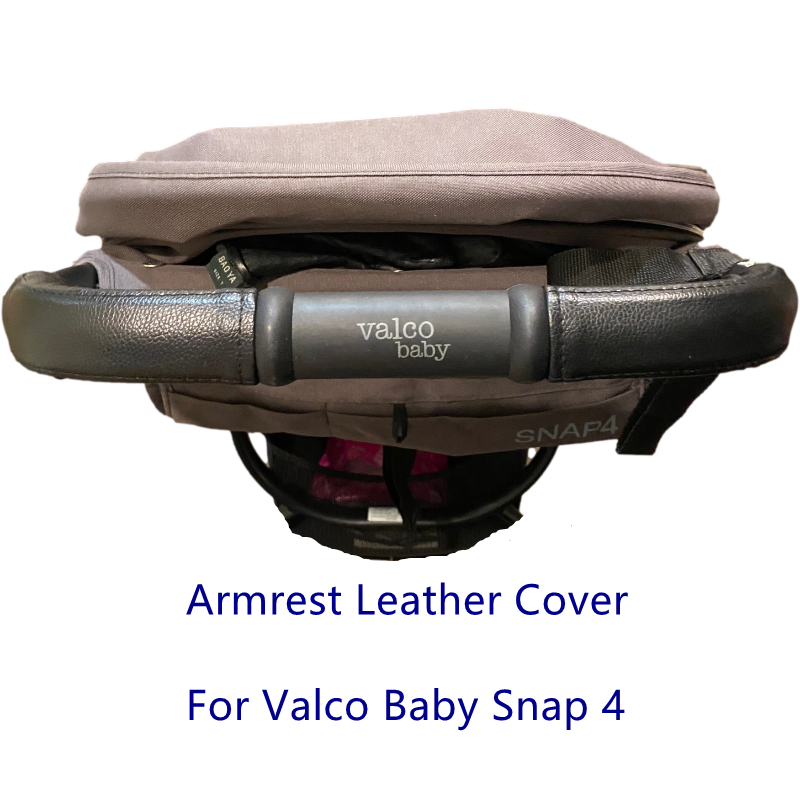 Novo punho de couro capas protetoras apto para valco bebê snap 4 carrinho de bebê barra manga caso braço capa carrinho acessórios