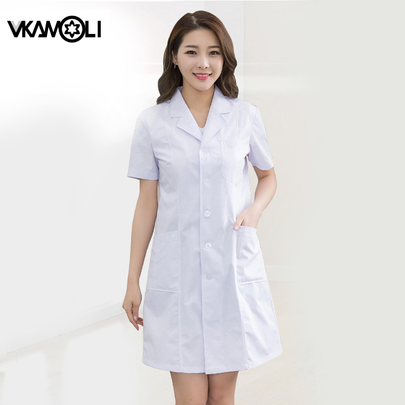 Ngắn/Áo Nữ Dài Tay Làm Việc Của Quần Áo Người Đồng Nhất Phòng Phối Quần Áo Bác Sĩ Áo Khoác Y Tá Đồng Nhất Phòng Áo Khoác