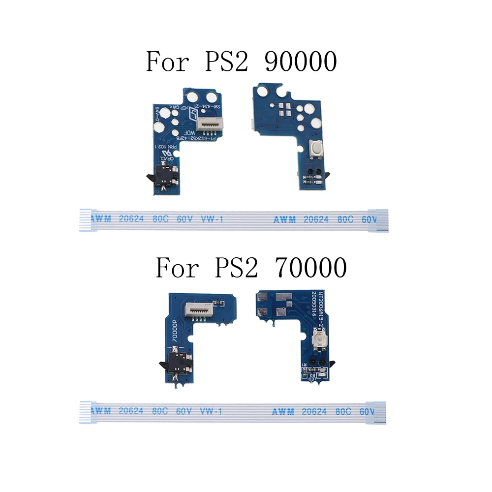 JCD 1 buah garis papan saklar daya untuk PS2 70000/90000 papan saklar Reset daya On Off papan untuk Model kabel PS2