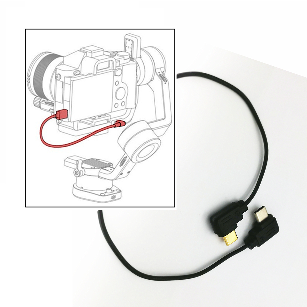 Cable de Control multicámara de USB-C a tipo C para DJI ronin-sc, Canon EOS R RP R5 R6, Nikon Z5 Z6 Z7 II, Sony A7C A7SIII GH5 Ronin SC