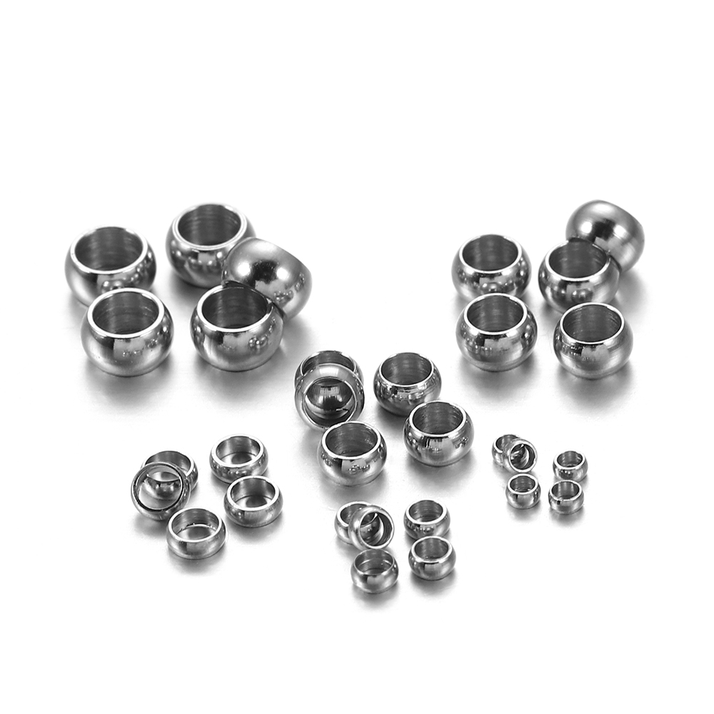 120ชิ้น/ล็อตสแตนเลส Crimp End ลูกปัด End Stopper Spacer Terminators เคล็ดลับสำหรับ Diy เครื่องประดับผลการค้นหาอุปกรณ์เสริม