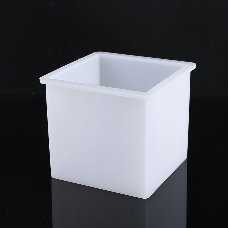 Cubo super grande de 10cm/4 polegadas, molde de silicone quadrado, ferramentas de confecção de joias m2ea