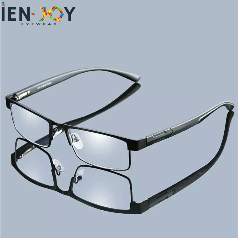 IENJOY Titanium Alloy Negócios Óculos de Leitura para Homens, Presbiopia Óculos Ópticos, Metal Frame, + 1.0 a + 4.0