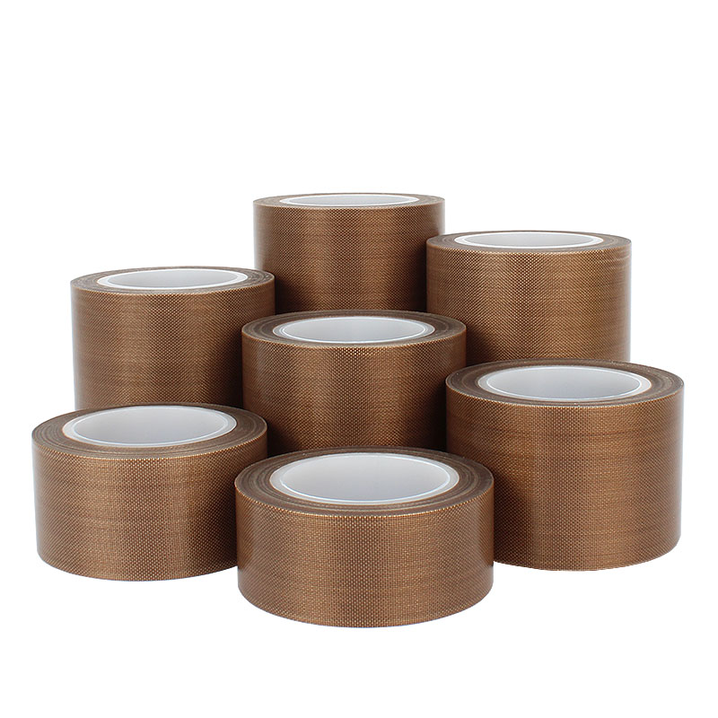 0.13mm 0.18mm 300 degrés résistance aux hautes températures ruban adhésif tissu isolation thermique Machine de cachetage ruban PTFE