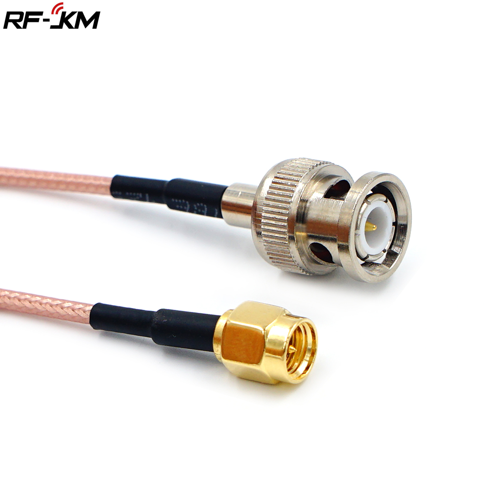 SMA Male To BNC Male Plug Connector RG316 Cable Pigtail RF Coaxial Assembly Adapter