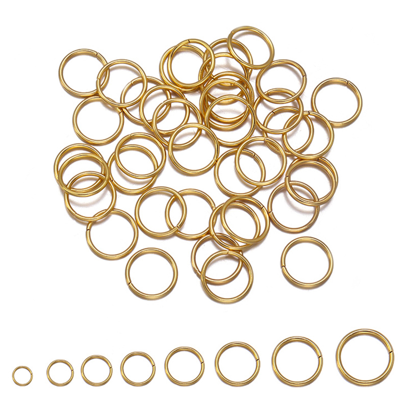 Louleur – anneaux de saut en acier inoxydable de haute qualité, connecteurs d'anneaux fendus pour bricolage, fournitures de fabrication de bijoux, accessoires, vente en gros