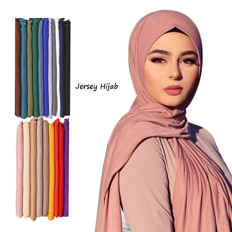 30 cores simples sólido modal camisa hijab feminino inverno elasticidade muçulmano xale cachecol maxi envoltório snood quente roubou foulards sjaal