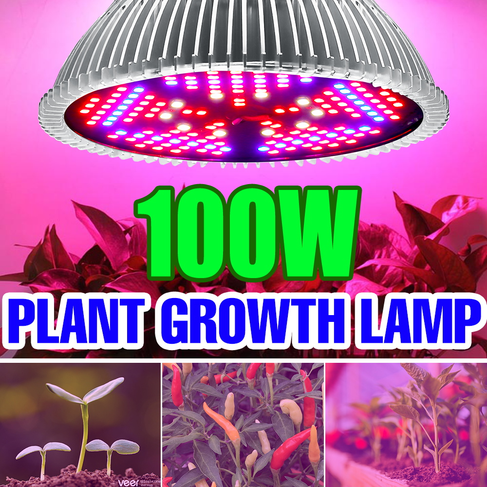 LED Phyto élèvent la lumière spectre complet Phytolamp E27 plante ampoule E14 lampe UV pour serre graines de fleurs LED lumière de croissance hydroponique