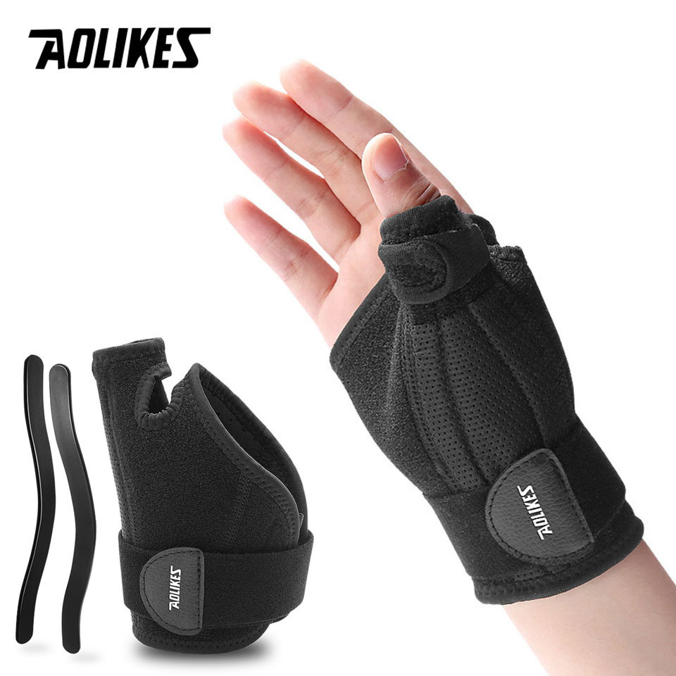 AOLIKES 1PCS Handgelenkstütze Unterstützung Verstauchung Unterarm Schiene Band Strap Armband Handgelenkstütze Gewichtheben Gym Training Wraps