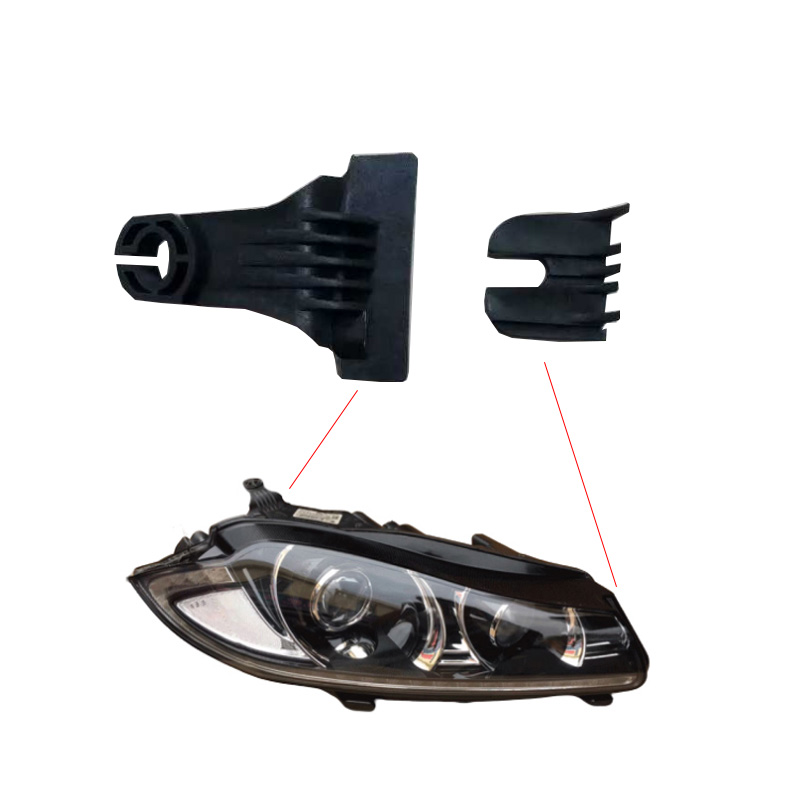 Voor Jaguar XF 2012-2015 Koplamp Reparatie Kit Beugel Reparatie Onderdelen Poot Zwart Plastic Voeten Bevestigingsklauw Reparatie Kit Lassen Model