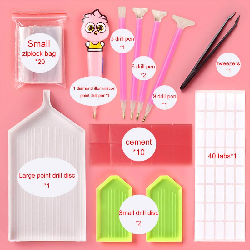 DIY Diamant Malerei Zubehör Strass Kreuz Stich 5D Stickerei Stift Malerei Werkzeuge Set Mosaik Kleber Stift Kit Pinzette