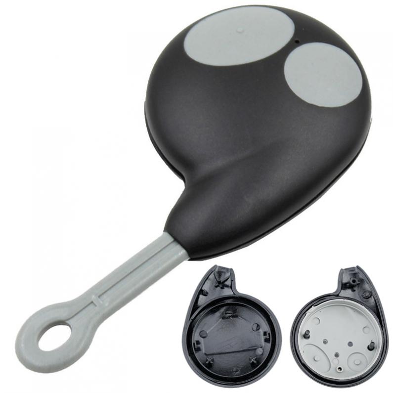 Reemplazo de carcasa de llave remota de coche, 2 botones de plástico, compatible con alarma Toyota/Cobra 7777/1046/3193/7928/88, 1 ud.