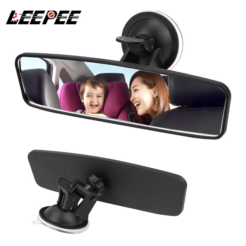 LEEPEE Auto-interieur achteruitkijkspiegel Groothoek achteruitkijkspiegel 360° °   Draait verstelbare zuignap Universele auto-accessoires
