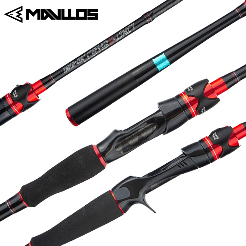 Mavllos-Sedus Spinning Vara De Pesca, Carbono Rápido, Ultraleve, Pesca Da Carpa, Rod De Fundição De Snapper, Isca 4-15g, 5-14lb, 1,9 m, 2,13 m