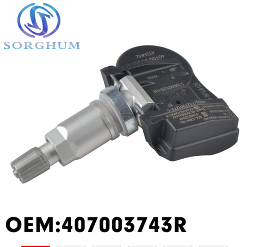 407003743R Tire Pressure Sensor Monitoring System 433MHz TPMS For Renault Megane For L Laguna F Luence S180052064A