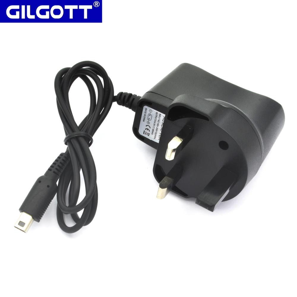 Adattatore ca 100V-240V per caricabatterie da viaggio con spina UK per Nintendo DSi nuovo 2DS 3DS XL LL
