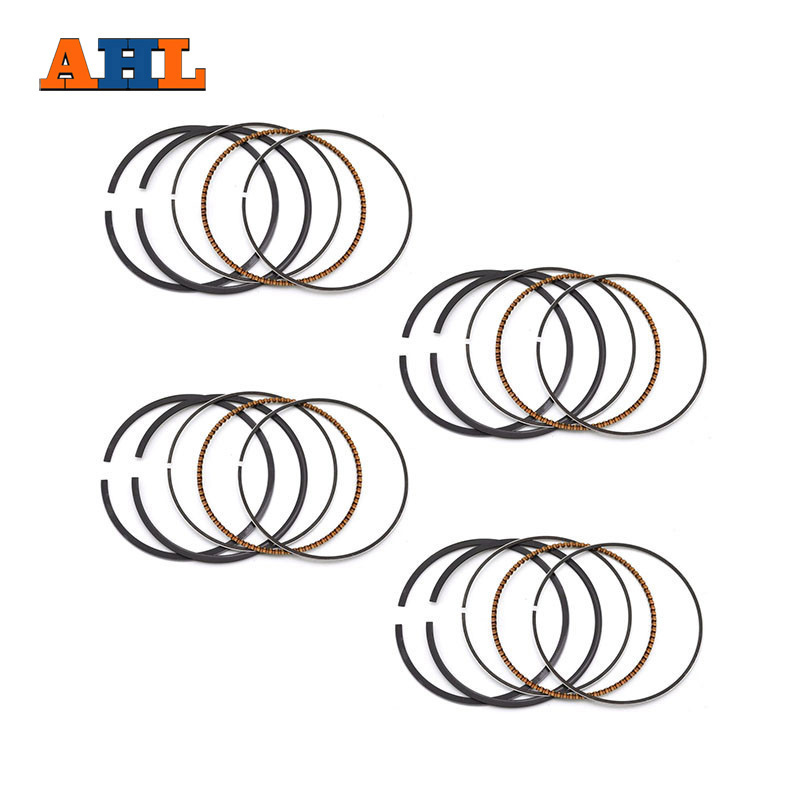 AHL STD/+ 25/+ 50 56mm 56.25mm 56.5mm pierścienie tłokowe dla Suzuki GSF400 GSF 400 BANDIT 400 pierścień