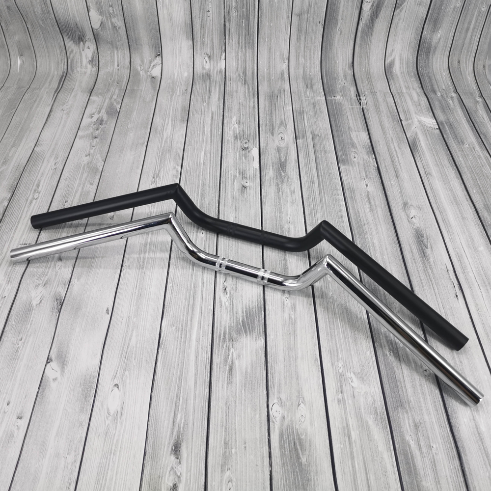 Vintage รถจักรยานยนต์ Handlebar 22mm 7/8 ''รถจักรยานยนต์จับบาร์สําหรับ Royal Enfield Chopper Bobber Scrambler Tracker Cafe Racer