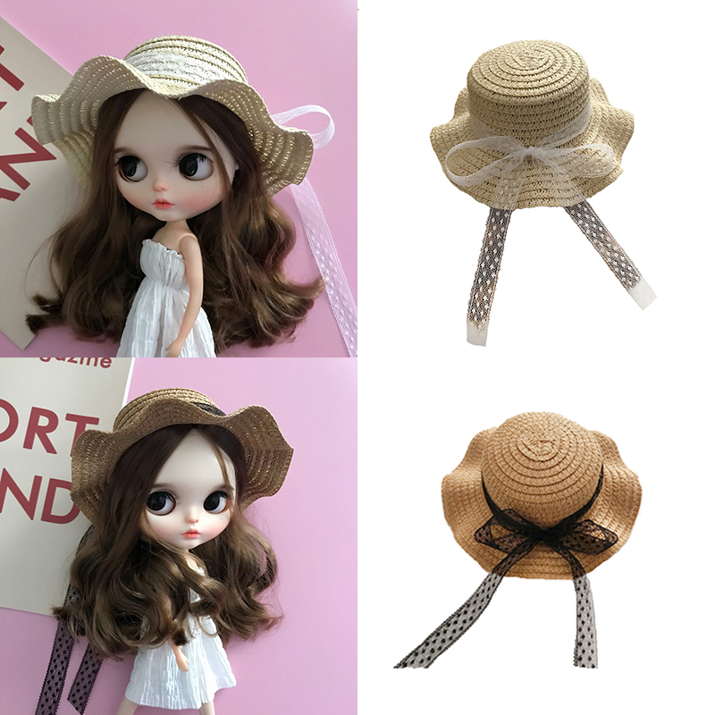 DLBell новая соломенная шляпа ручной работы для куклы Блит Pullip Licca, Azone 1/6, аксессуары для кукол