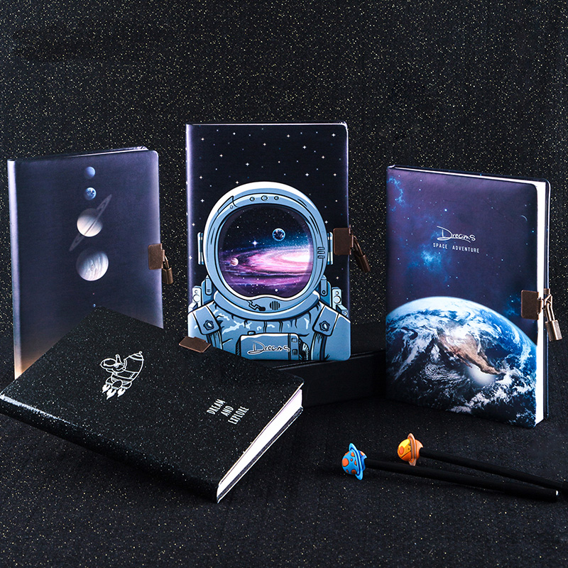 A5 Tagebuch Notebook mit Schloss Journal Wunderbare Notizblock Agenda Planer Organizer Nette Anmerkung Buch Zurück zu Schule Reisenden Sketch