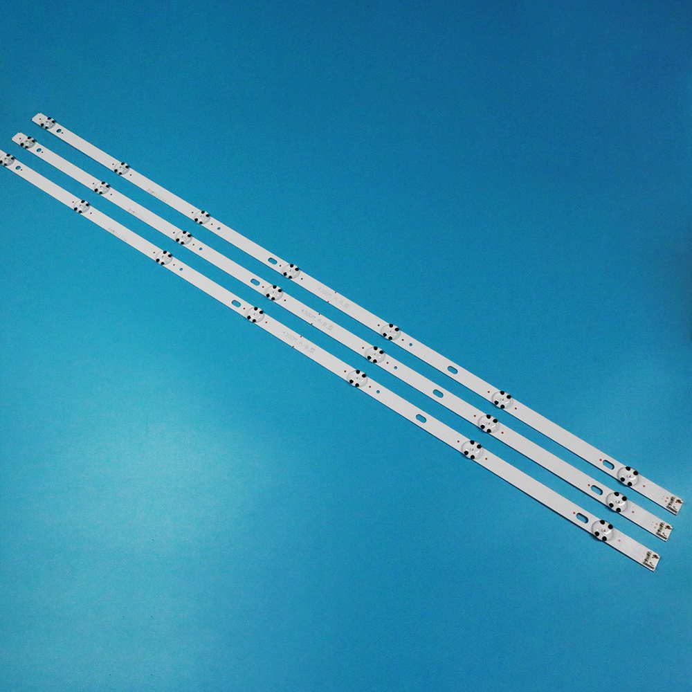 3pcs Tira Retroiluminação LED para LG 43UK6300PLB 43LJ610V 43LJ510V 43LJ624V 43LJ634V 43UJ651V 43UJ701V 43UJ65_UHD_L A LC 43490074 Um