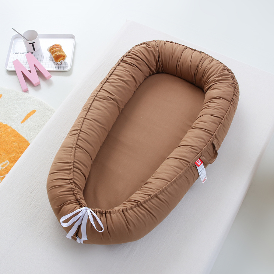 50*85cm tecido de algodão bebê ninho lavável cama da criança berço móvel cunas para el beb portablebaby berço para berço do bebê