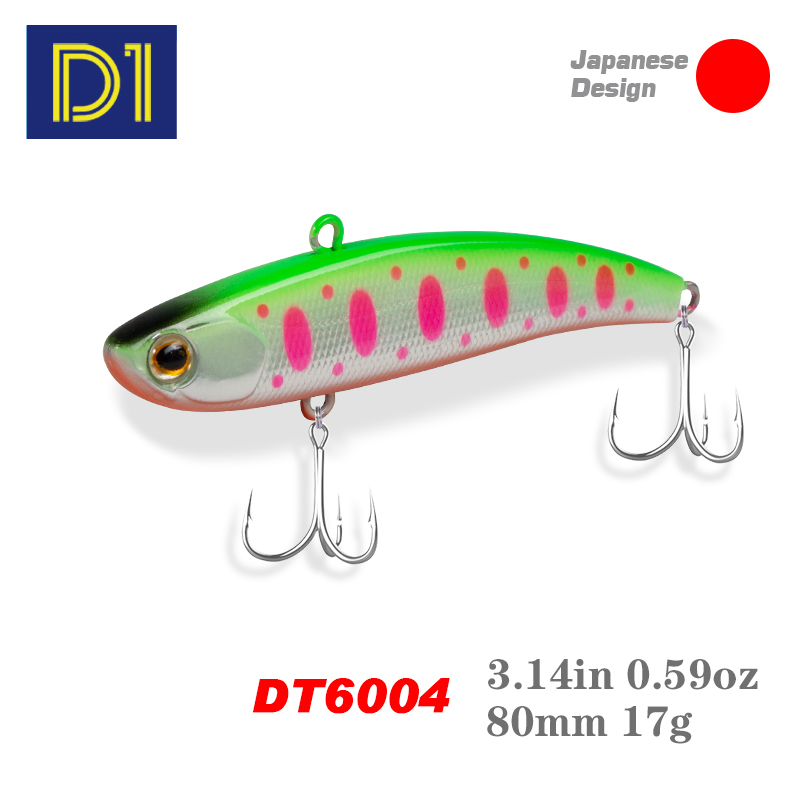 D1 VIB Mồi Câu Cá 80Mm 17G Dài Đúc Rattlin Mồi Chìm Nhân Tạo Rung Mồi Cho Bass Pike mồi Giả Câu Cá