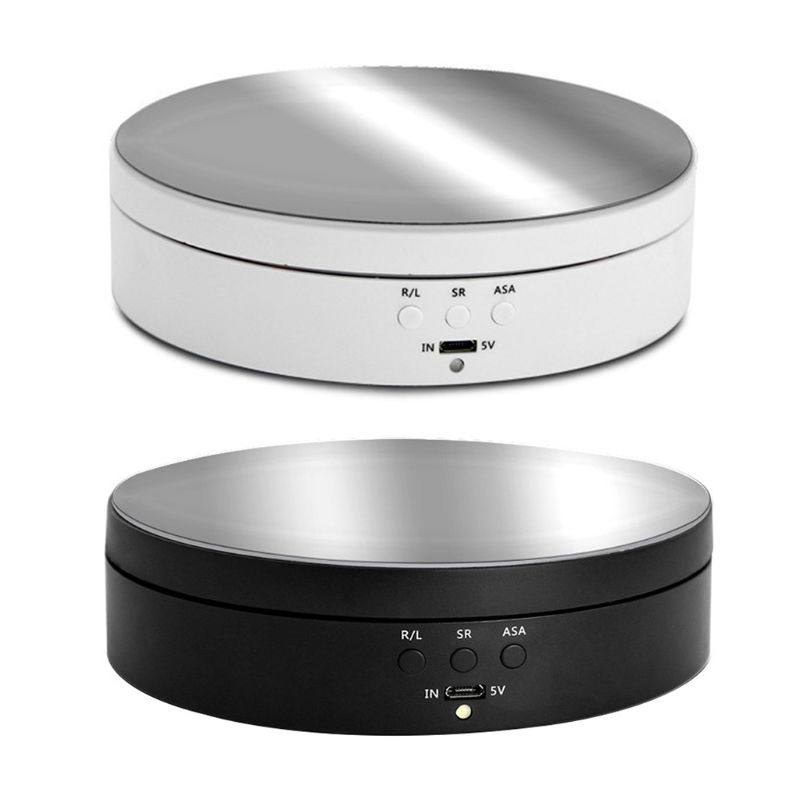 Alta potência elétrica rotativa espelho jóias display stand base de jóias organizador turntable jóias embalagem exibição jóias