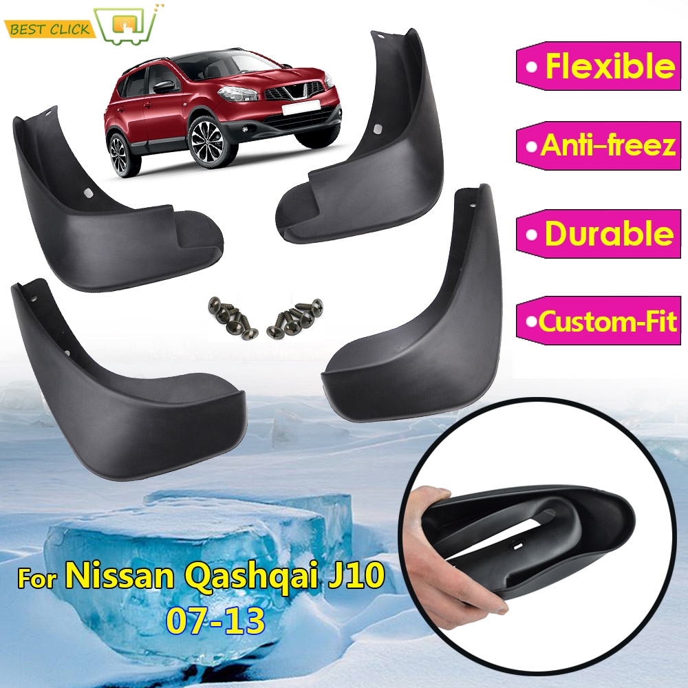 Samochodowe chlapacze do Nissan Qashqai / +2 / Dualis 2007-2013 J10 Chlapacze Błotniki Błotniki 2008 2009 2010 2011 2012