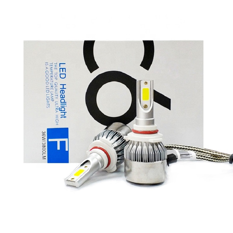 Kit automobile H7 6500K 8000LM H1 H4 H3 H8 H9 H11 9005 9006 H13 12V 36W C6, ampoule de voiture, lumière de lampe brillante