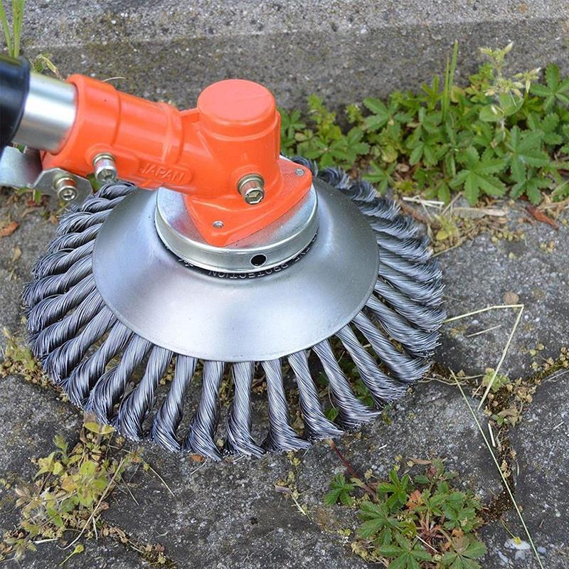 Staaldraad Wiel Tuin Onkruidborstel Grasmaaier Gras Eater Trimmer Bosmaaier Gereedschap Tuin Grastrimmer Hoofd Onkruidborstel