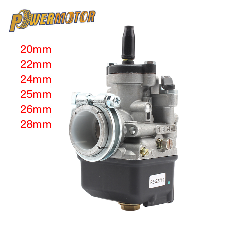 Carburatore moto Dellorto PHBL 20 22 24 25 26 28mm 50 a 300cc 2 4 tempi Racing ciclomotore Scooter Enduro Motocross pezzi di ricambio